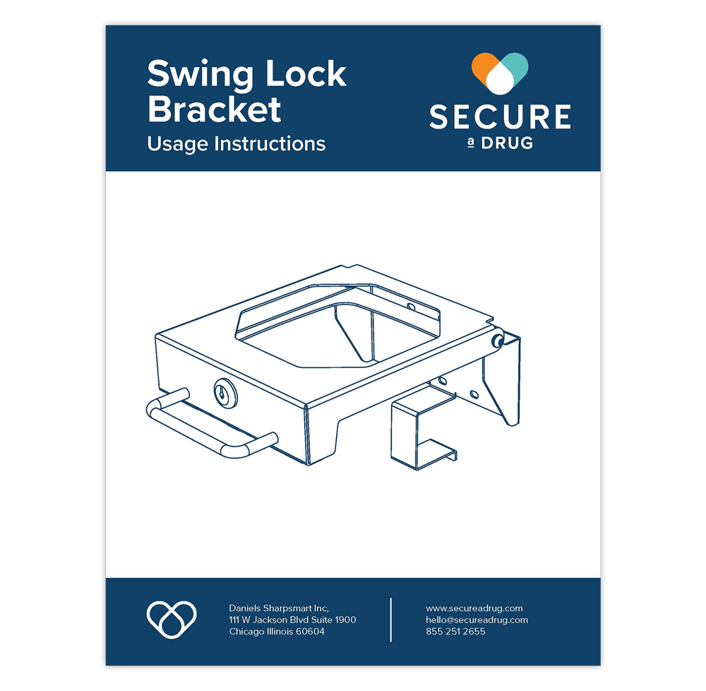 Secure a Drug Swing Lock Bracket Instructions Daniels Health